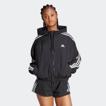 아디다스 ADIDAS W 에센셜 3S 우븐 윈드브레이커 HT3399