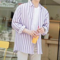 조군샵 조군샵 조군샵 톡톡 파스텔 스트라이프 셔츠_SH3054