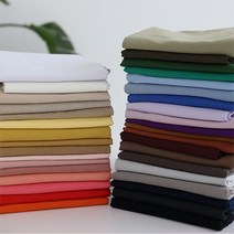 바이오워싱 15수 린넨무지 36종 1/2마 프랑스자수 천 퀼트원단, 워싱15수린넨(3403)-카멜1/2마