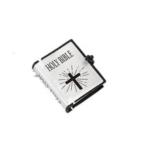 HOLYBIBLE 가죽 성경책 펜던트 목걸이 미니어쳐 납골당꾸미기 처 추모장식 FRANKLIN 키링 봉안당 16 Scale Mini English Edition 거룩한 성경 책 D, 4.D