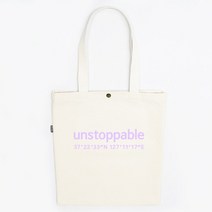[언스탑퍼블] UNSTOPPABLE seoul location - 에코백 캔버스백 숄더백