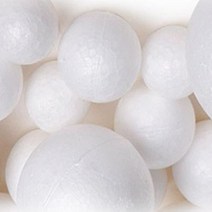 (R)스티로폼공 10mm-100mm 스치로폼공 눈사람만들기, 50mm