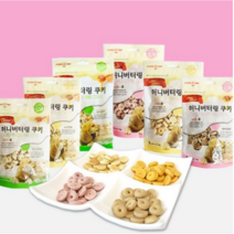 허니버터링쿠키 국내산 신개념 애견간식 강아지쿠키 묶음특가 비스켓, 허니버터링 (랜덤혼합구성), x5개, 5개