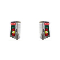 한국제일안전 강호상회 안전용품 스테인레스 소화기보관함 1구 고정가능 안전보호구함