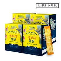 [KT알파쇼핑]라이프허브 콤부차 레몬 4세트(5g x 120포), 단품, 단품