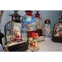 T트루디 라운드 사각 오르골 LED캐롤오르골 크리스마스 램프 산타눈사람 워터볼 감성스텔라, T트루디 라운드사각, T-01눈사람(엔틱)