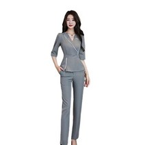 병원코디네이터유니폼 스파 유니폼 마사지 작업복 발 치료사 여성, GRAY+XXL