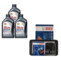 레이 가솔린 쉘 힐릭스 울트라 ECT C3 5W30(3L) 엔진오일세트 1189-2441, 3000ml, 1개