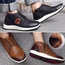 남성 방한 미들탑 골프화 겨울골프화 G플립