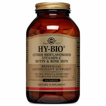 Solgar 솔가 HY-Bio 시트러스 바이오플라보노이드 비타민C 500mg 250정, 1개