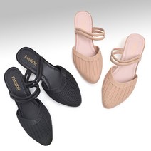 여성 굽5.3cm 샌들 슬리퍼 샌달 여름 구두 신발 DKS12