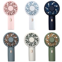 컬러플 타이니 미니 선풍기 핸드선풍기 휴대용 스트랩 키링제공, 피코크 그레이
