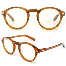 50MILb-03b 둥근 안경 뿔테 수제 홍대