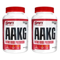 산 AAKG 니트릭 옥사이드 프리커서 타블렛, 120개입, 2개, 120정
