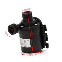 펌프 800L/H 5m DC 12V 24V 태양열 온수기 브러시리스 모터 순환 워터 펌프