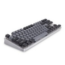 아콘 레알 DX2 CNC 풀알루 기계식 유선키보드 한영 체리 저소음적축, 실버, 텐키리스