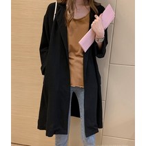 꾸안꾸 코트 롱 웨더코트 여유로운느낌 있어보이는 데일리 트렌치형 로브형 고등학생 발마칸