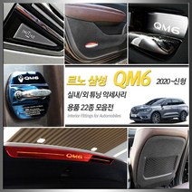 JSTAR 더뉴 QM6 전용몰딩 실내 실외 튜닝 키홀더 도어커버 휠캡 악세사리 자동차 포인트 몰딩용품, 22_논슬립 아크릴 주차번호판/블루그린