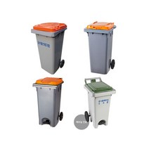 음식물쓰레기통 60리터 120리터 분리수거함 아파트 빌라 상가***반품불가제품***, MGB-60WPV(60리터), 주황색