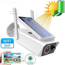 태양광CCTV 무선태양광cctv 무선cctv Wifi태양광 배터리cctv 태양광무선카메라 hontusec fhd 3mp 태양 전지 wifi 카메라 야외 감시 보안 카메라 pir, 카메라만