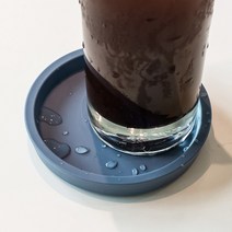 호쿠호니 실리콘컵받침대 무지 홀더 카페 캔 커피 예쁜 찻잔 코스타, 크라운 컵받침 그레이