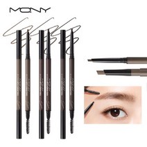 [MACQUEEN ] [맥퀸뉴욕] 1+1 마이스트롱 슬림 오토 아이브로우, 옵션:내추럴브라운+그레이브라운, 상세 설명 참조