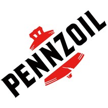 PENNZOIL 펜조오일 차량용 데칼 튜닝 스티커, 1개, 블랙(중)