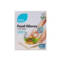 이지엔 일회용 비닐장갑 600매, 3개