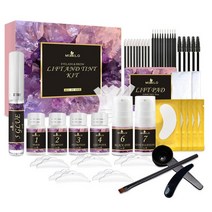 3D 리프팅 속눈썹 키트 컬링 파마 아이 메이크업 염색 틴트 조합 강화제, 한개옵션1, 01 Eyelash Kit
