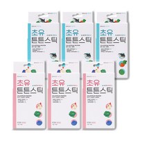 브레이브펫 초유튼튼스틱 강아지 초유단백질 면역력/근력 개선, 6개, 닭고기/참치반반