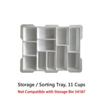 하이테크 마인드스톰 EV3 45500 PF 부품 리튬 배터리 95646c01 95656 DIY 교육용 조립 블록 완구, 10 Bin Upper Tray