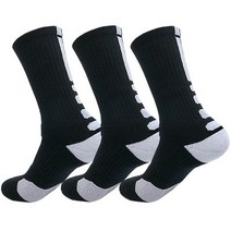 댐핑 테리 농구 사이클링 러닝 하이킹 테니스 양말 스키 세트 남성용 스포츠 3 쌍 여성 면화 EU 39-45, [01] EU 39-45, [04] 3 Pair gaohei