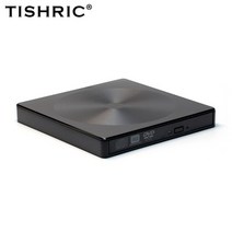 cd리핑 리핑기 cd dvd플레이어 odd tishric 외부 광학 버너 드라이브 usb 3.0 유형 c 케이블 드라이브 버너 리더 플레이어 pc 노트북 태블릿 플레이어, 검은색