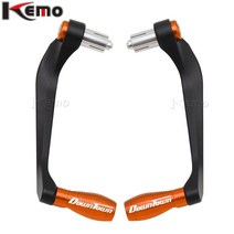 KYMCO-다운타운 DT 200i 250 K-XCT 바이크 오토바이 핸들 바 그립 브레이크 클러치 레버 가드 프로텍터 보, 01 A Orange