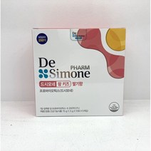 [냉장배송]우리 아이가 잘먹는 드시모네 키즈 스텝1 딸기향 1박스 (1.5g x 60포 : 2개월분) 보장균수 200억 {나에게 맞는 건강기능식품 상담은 팜팜팜}, 1개, 75g