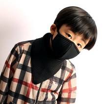 에디션 블랙 양면 스카프빕 순면 스카프빕 마스크세트