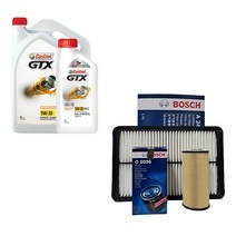 싼타페DM 더프라임 디젤 캐스트롤 GTX 5W30 보쉬필터패키지(7L) 0096-2445