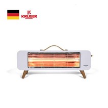 크루커 뉴트로 탁상용 히터 250X280mm 400W 원적외선 석영관, KRH-423WT