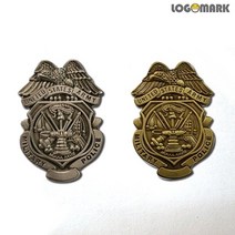 바보사랑 밀리터리 폴리스 뺏지.로고마크