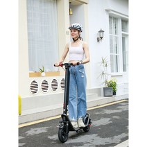 전동 킥보드 접이식 배터리 탈부착식 소형 36V, 푸른 색