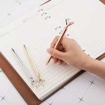 [마치]10캐럿 큐빅볼펜 다이아볼펜 빅보석펜 100개이상 무료인쇄, 로즈골드