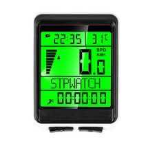 ANKRIC 자전거 속도계 간편한 GPS 스마트 속도계 + 거치대, 블랙