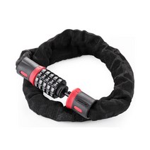 어반카 오토바이 자물쇠 와이어락 블랙 + 레드 0.9m, 1개