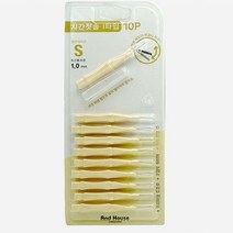 덴탈 치간 칫솔 치아 치실 이쑤시게 i형 10P 1.0mm S, 20개