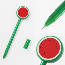 템팜 수박 볼펜 0.5MM 기념품 부드러운펜 홍보물품
