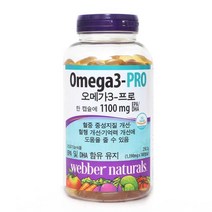 웨버 오메가3 1 390mg x 180캡슐, 1병, 180정