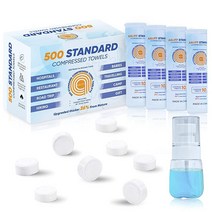 Aaliff 500장 압축 타월 화장지 태블릿