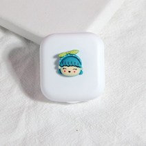귀여운 콘택트 렌즈 박스 캔디 솔리드 컬러 여성용 휴대용 케이스 인스타 아이 케어 키트 안경 홀더 컨테이너 선물, [13] 13