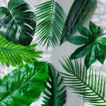 잎사귀 나뭇잎 조화 열대 장식 야자수 코코넛 인테리어 조화 모음, 10.설렘잎