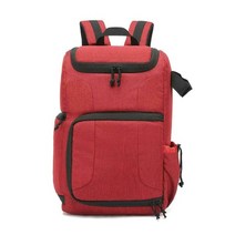 방수 카메라 가방 사진 카메라 배낭 canon nikon sony xiaomi 노트북 dslr 휴대용 여행 삼각대 렌즈 파우치 비디오 가방, 빨간색